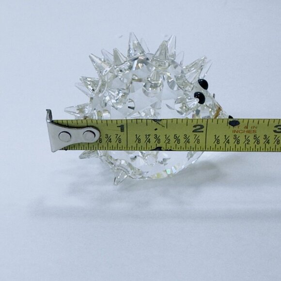 SWAROVSKI Silver Crystal Figurine Hedgehog/Porcupine ART 7630 NR 050 Original Bx - Picture 12 of 14